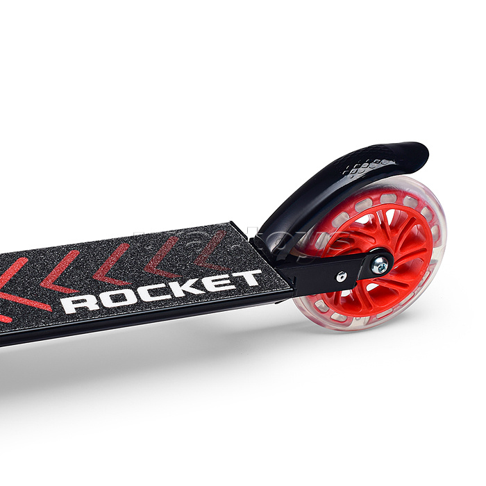 Самокат-снегокат, складной, в коробке (красный)