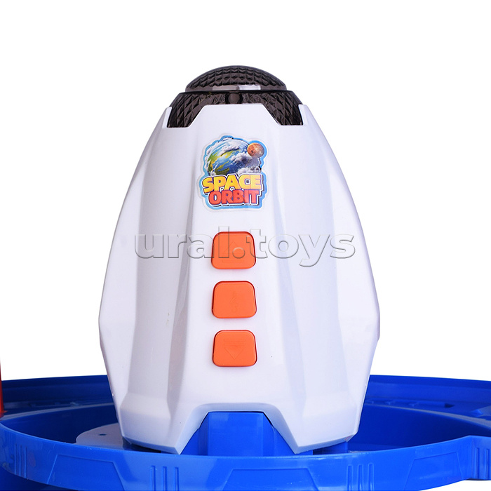 Парковка "Сити-паркинг" 1 металлическая машина в наборе, (свет, звук) в коробке