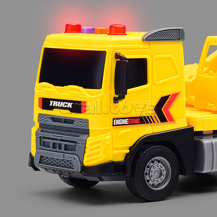 Машина "Экскаватор" 1:20 (свет, звук) в коробке