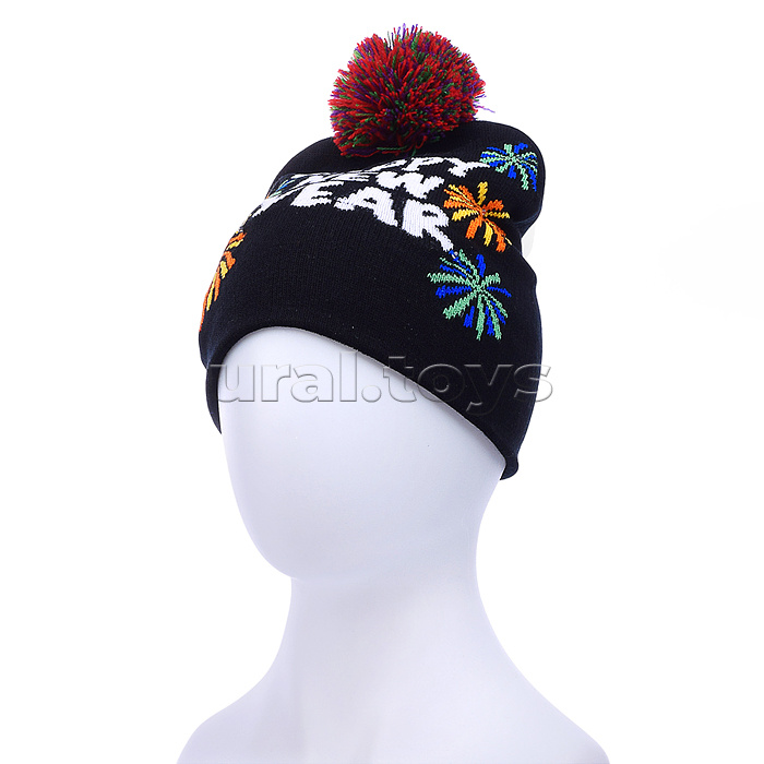 Шапка "Счастливого нового года"