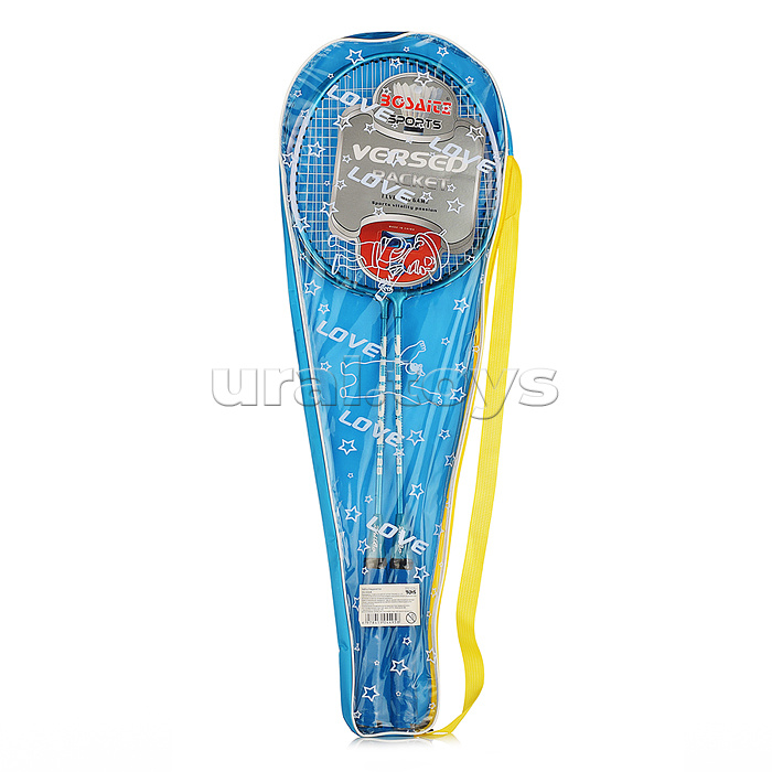 Бадминтон (2 ракетки) в ассортименте, в сумке