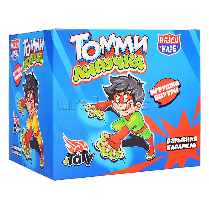 Взрывная карамель с татуировкой "Томми-липучка" 1гр*30шт