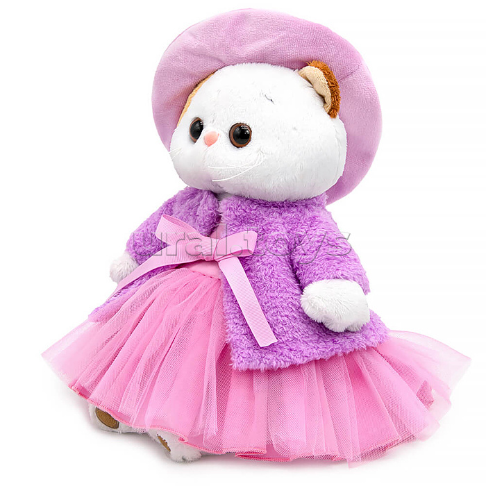 Кошка Ли-Ли в лилово-розовом комплекте