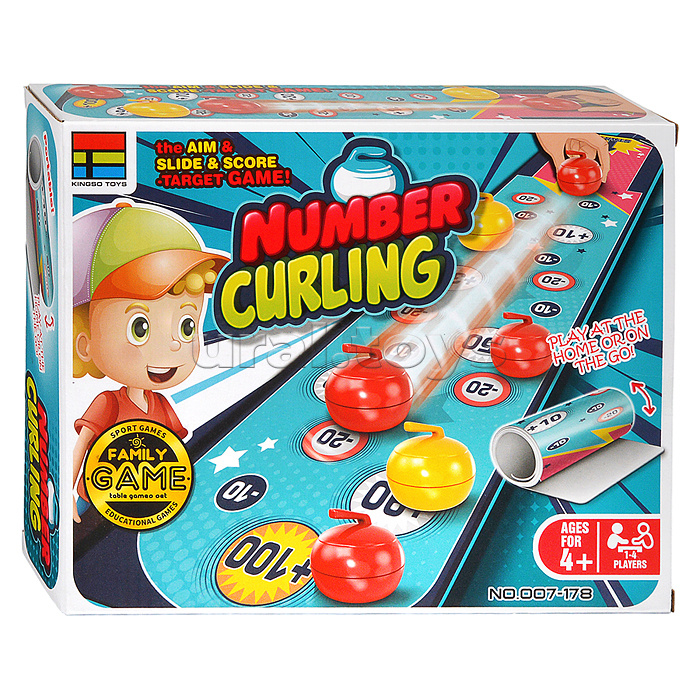 Настольная игра "Керлинг" в коробке