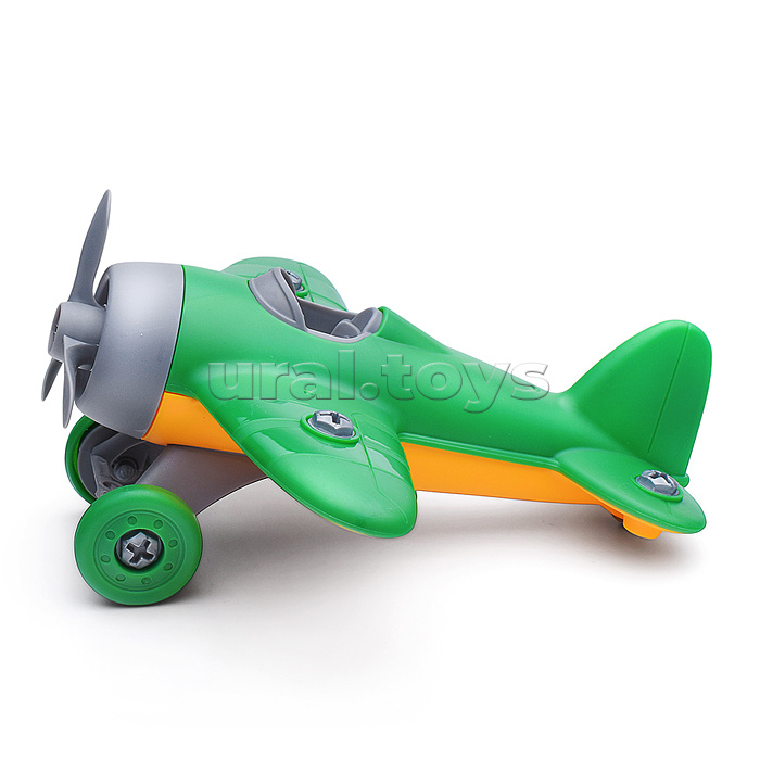 Конструктор "Самолет планер" с отверткой, в коробке