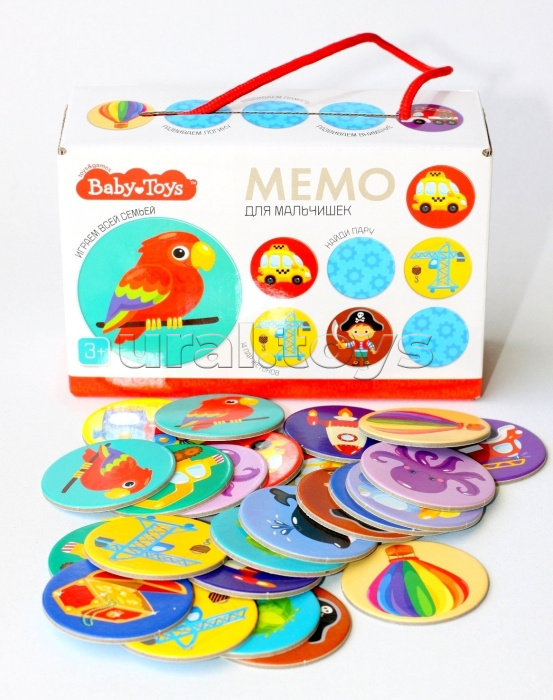 Игра настольная Мемо "Для мальчишек" Вaby Toys