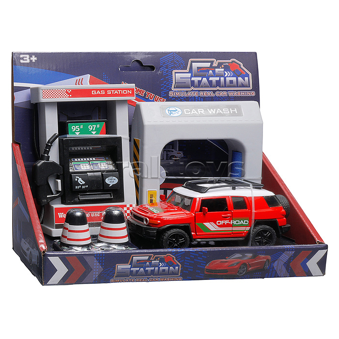 Заправочная станция "Заправочная станция для автомобилей" в коробке