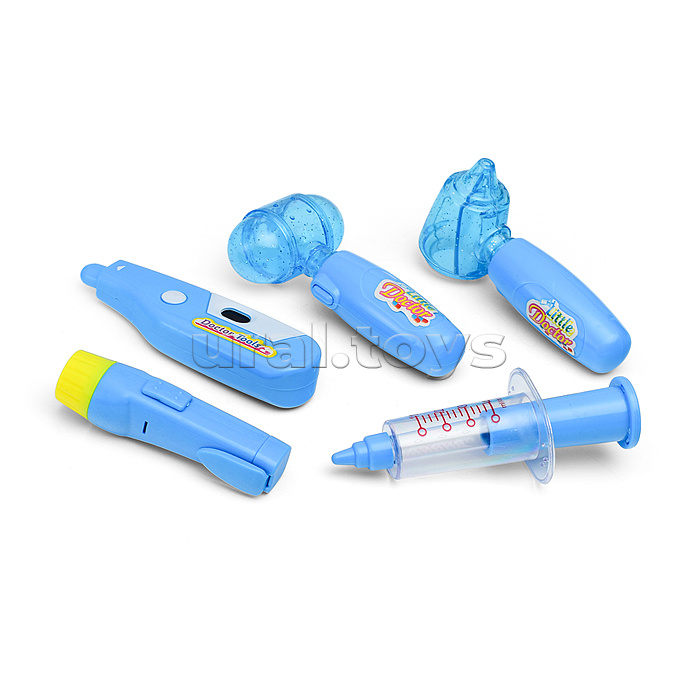 Набор доктора "Терапевтический набор" в пакете (цвет голубой)