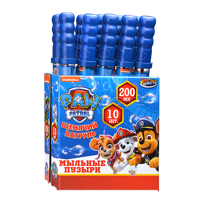 Мыльные пузыри Щенячий Патруль 200мл,в колбе 38см,