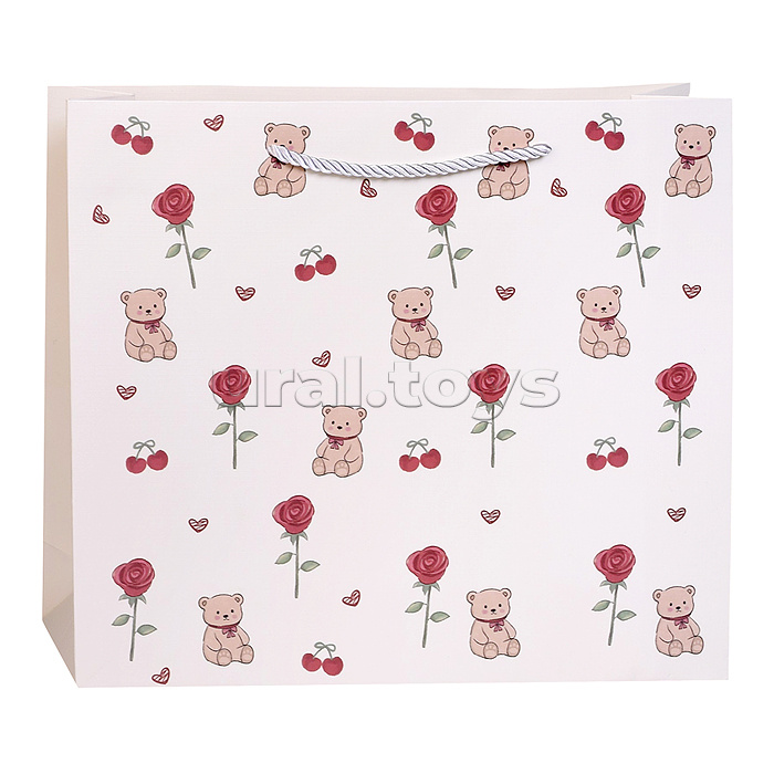 Пакет подарочный "Радужный сюрприз" 31*25*8см.