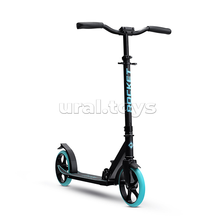 Самокат ROCKET, колеса PU 200 мм, ABEC 7, бирюзовый