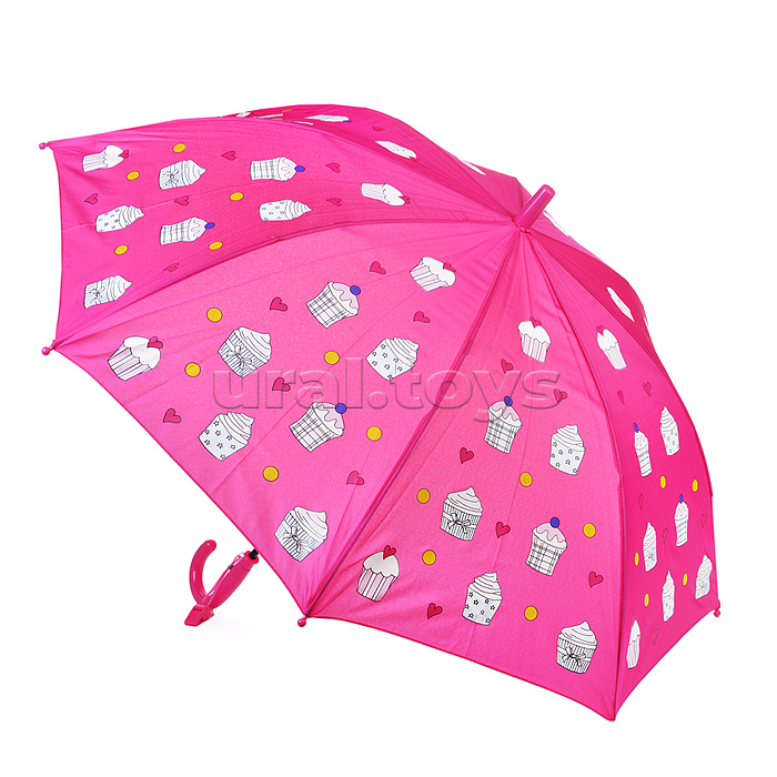Зонт детский "Яркое настроение" (55см.) с проявлением цвета