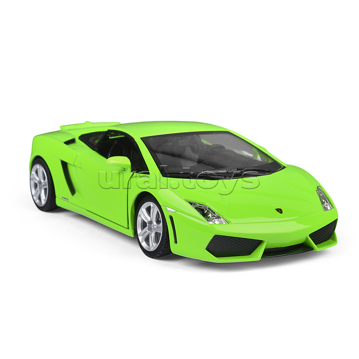 Машина металл Lamborghini Gallardo lp 560-4, 18 см, (двери, багажник, свет-звук)