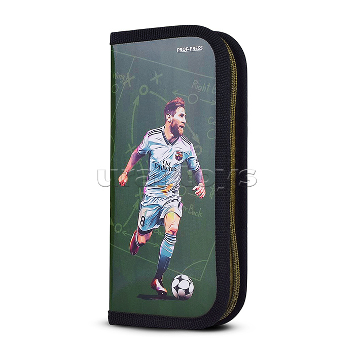 Пенал 1-секц, средний "Футболист" 190х90, ламинированный картон