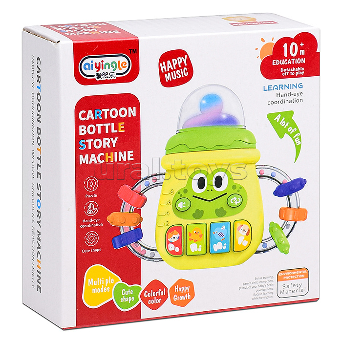 Игрушка развивающая "Веселая бутылочка" в коробке