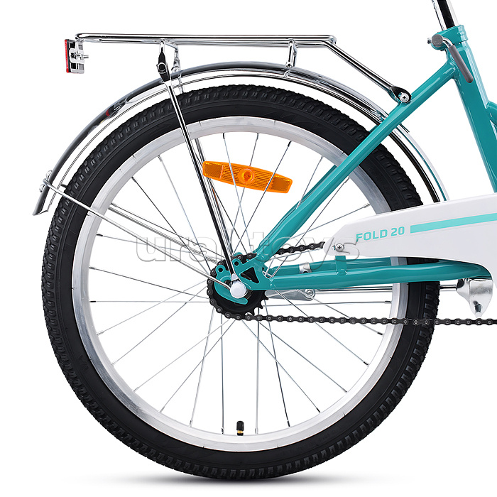 Велосипед 20" Rocket City Fold 20, цвет бирюзовый, размер 13,5"