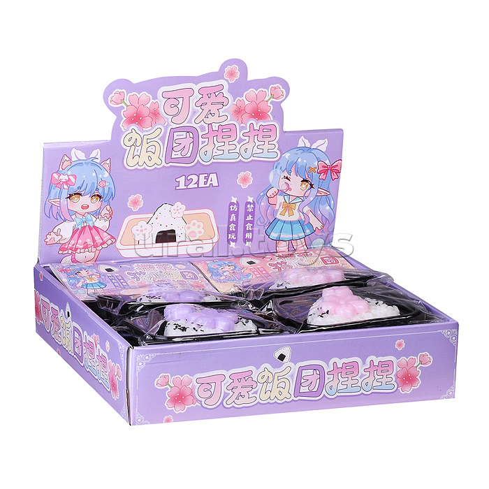 Игрушка - антистресс "Онигири" в пакете