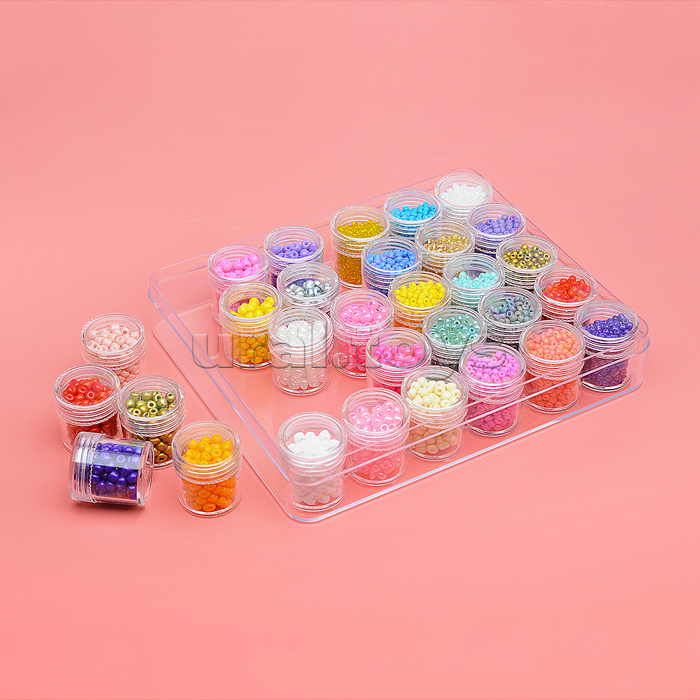 Набор создания украшений "Цветные бусины" в коробке