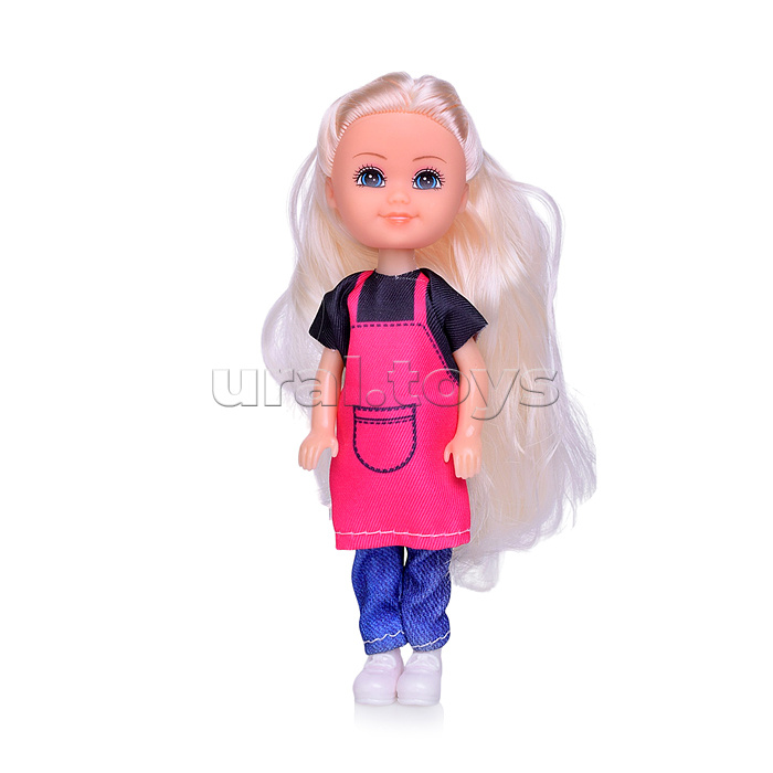 Кукла с аксессуарами "Парикмахер" в коробке