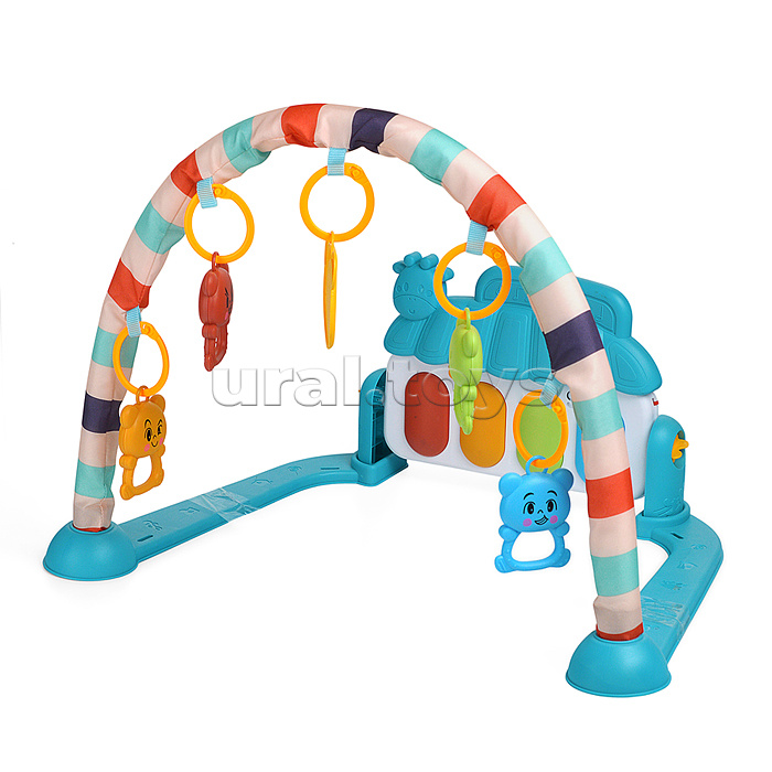 Коврик развивающий "Весёлые зверята" в коробке