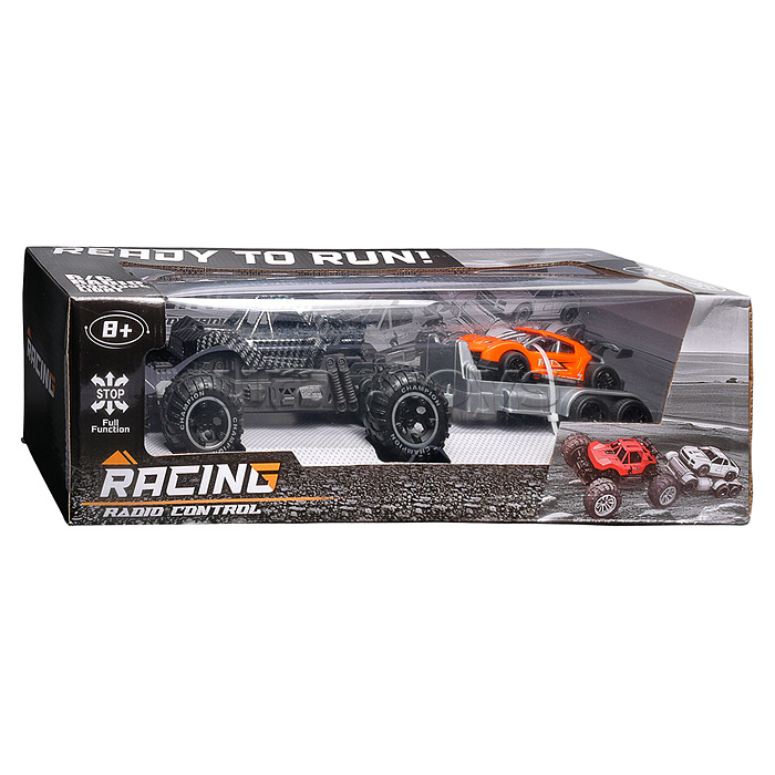 Машина "Вездеход с прицепом 1" р/у, 27 MHz, в коробке