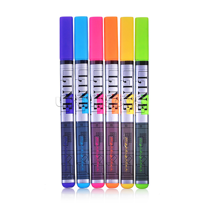 Набор маркеров-выделителей (6 цветов в наборе)