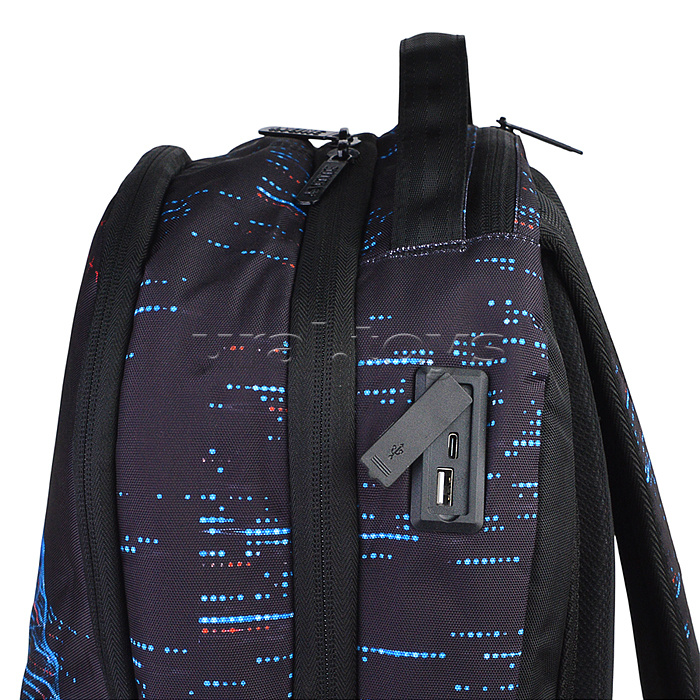 Рюкзак "Label. Hacker" подростковый 39x30x17 см (19 л) вес 750 г, эргономичная вентилируемая спинка