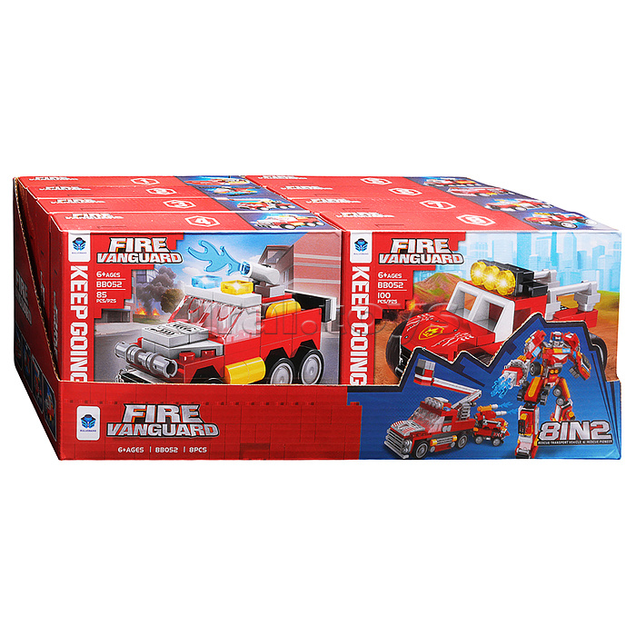 Конструктор "Хранитель безопасности" 8 в 1 (731 дет.) в коробке