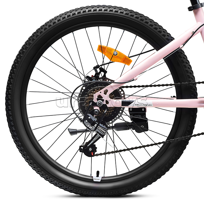 Велосипед 24" Rocket Vela Pro 24 , цвет розовый, размер 13"