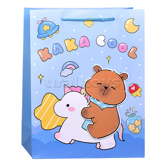 Пакет подарочный "Маленький праздник" 26*10*32см