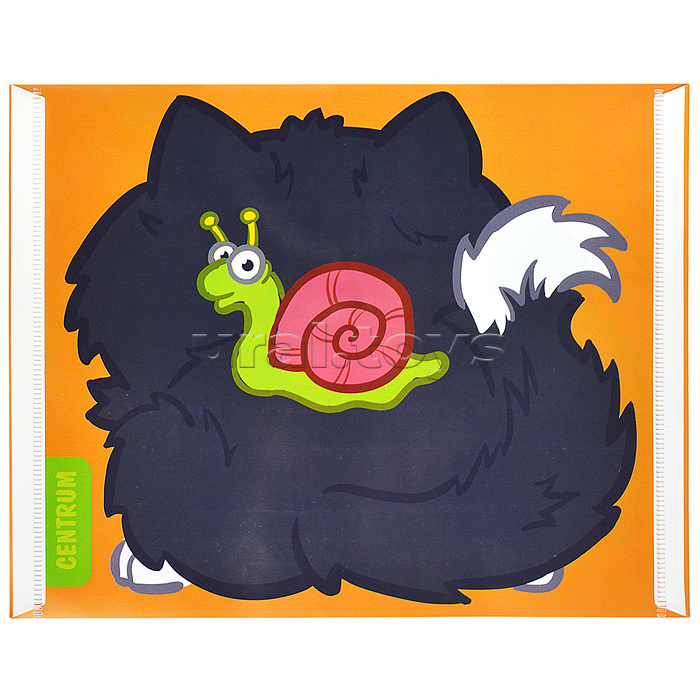 Папка-конверт на кнопке А5, пластик, "Кот с лягушкой" 180 мкм, двусторонняя печать Папка-конверт на кнопке А5, пластик, "Кот с лягушкой" 180 мкм, двусторонняя печать