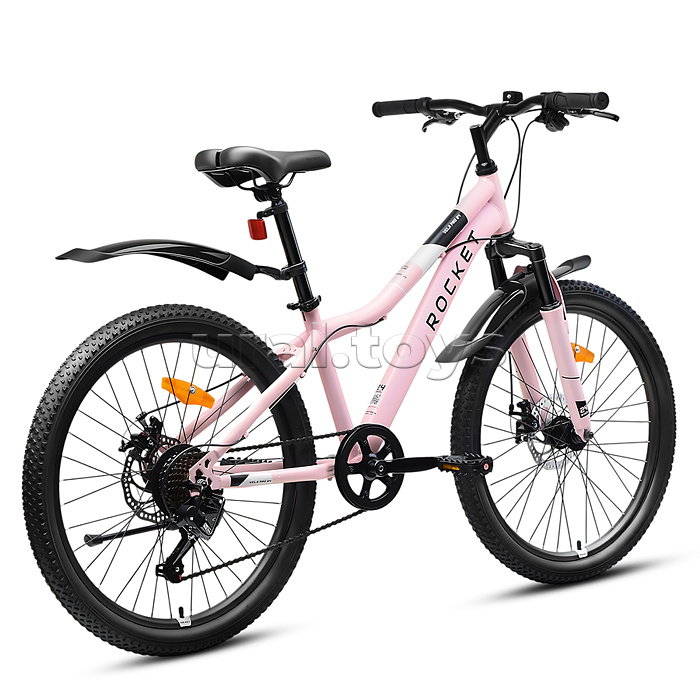 Велосипед 24" Rocket Vela Pro 24 , цвет розовый, размер 13"