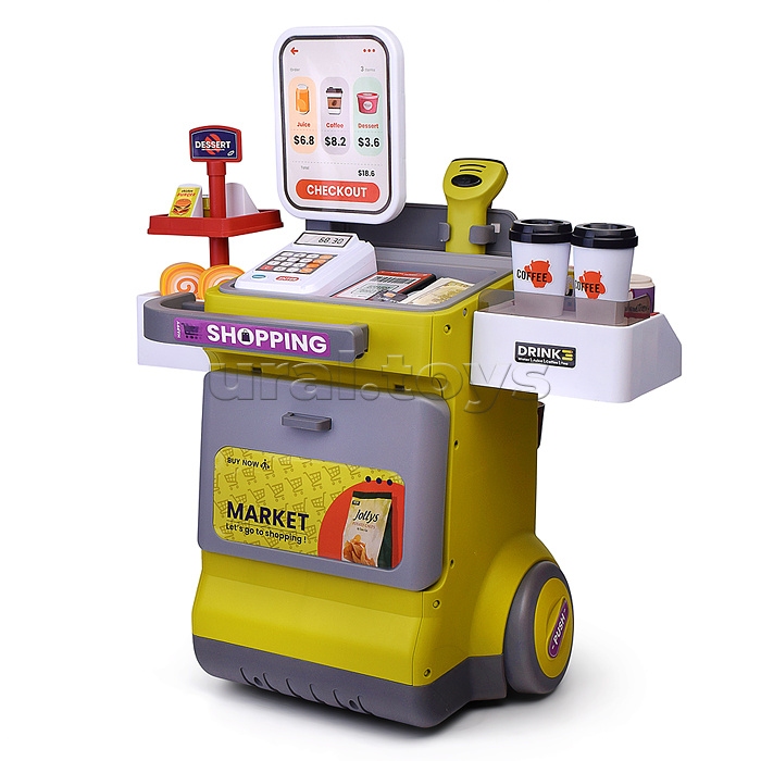 Игровой набор супермаркет "Добро пожаловать!" (48 предметов) в коробке