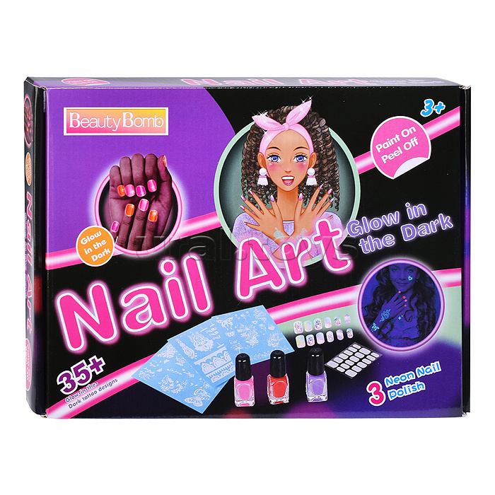 Набор стилиста "Создай себе яркий маникюр" в коробке