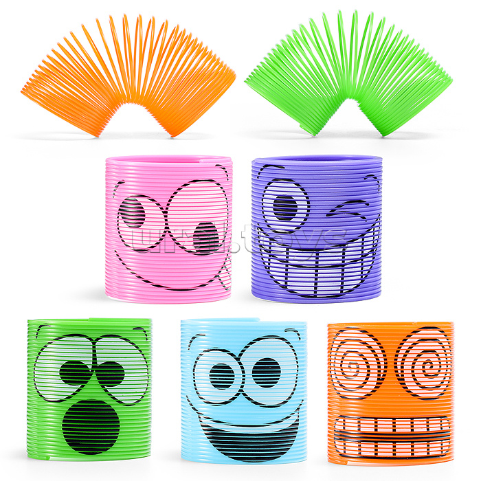 Игрушка-пружинка "Смайлик"