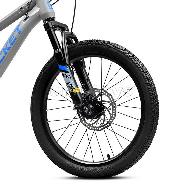 Велосипед 20" Rocket MP-200, цвет серый/синий, размер 11"
