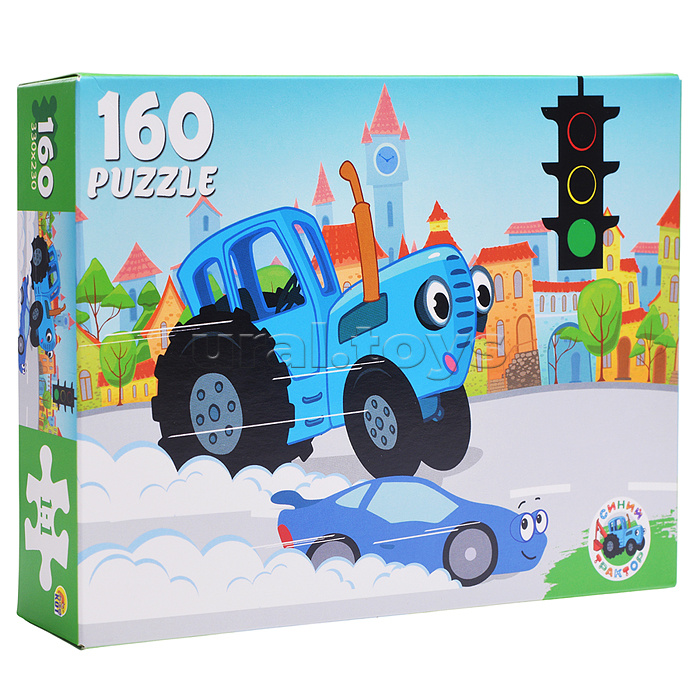 Пазлы 160 "Синий трактор"