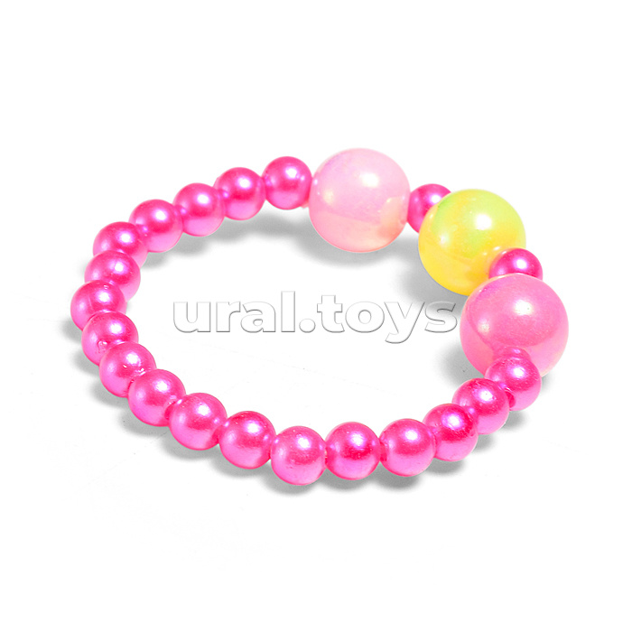 Набор украшений "Русалочка" (браслет, кольцо и клипсы) в пакете