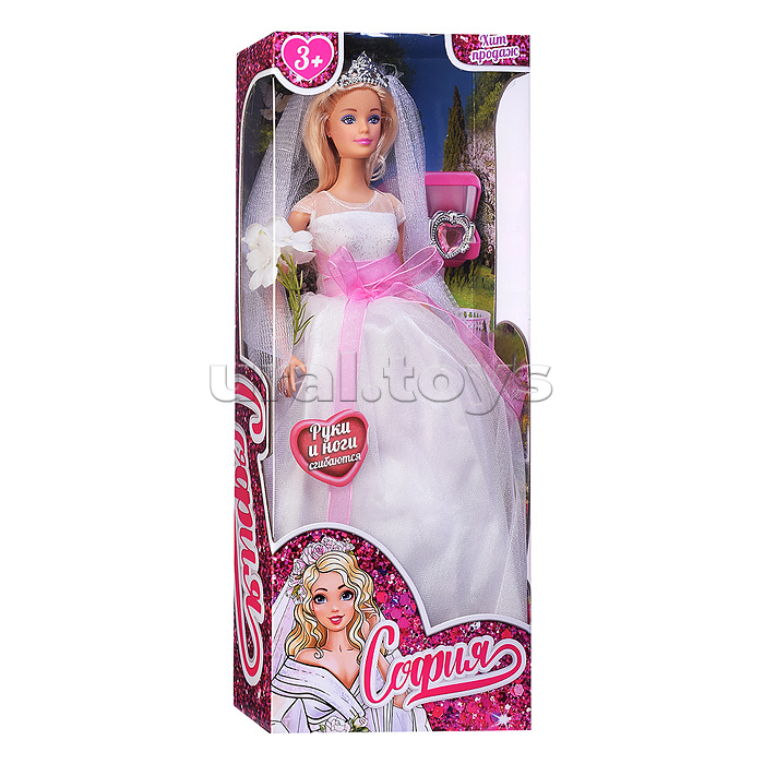 Кукла 29см София, руки и ноги сгиб.,