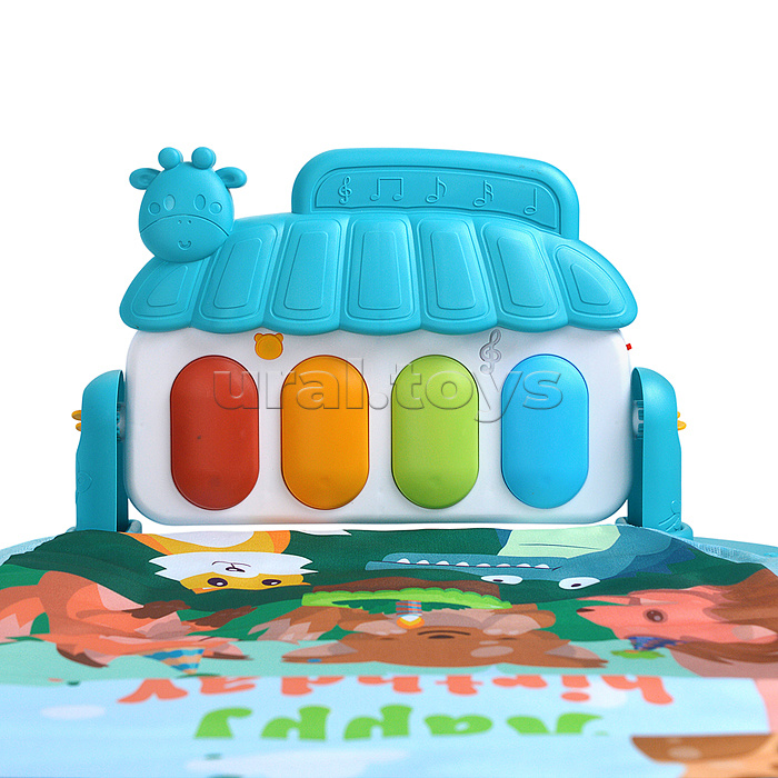 Коврик развивающий "Праздник у зверят" в коробке