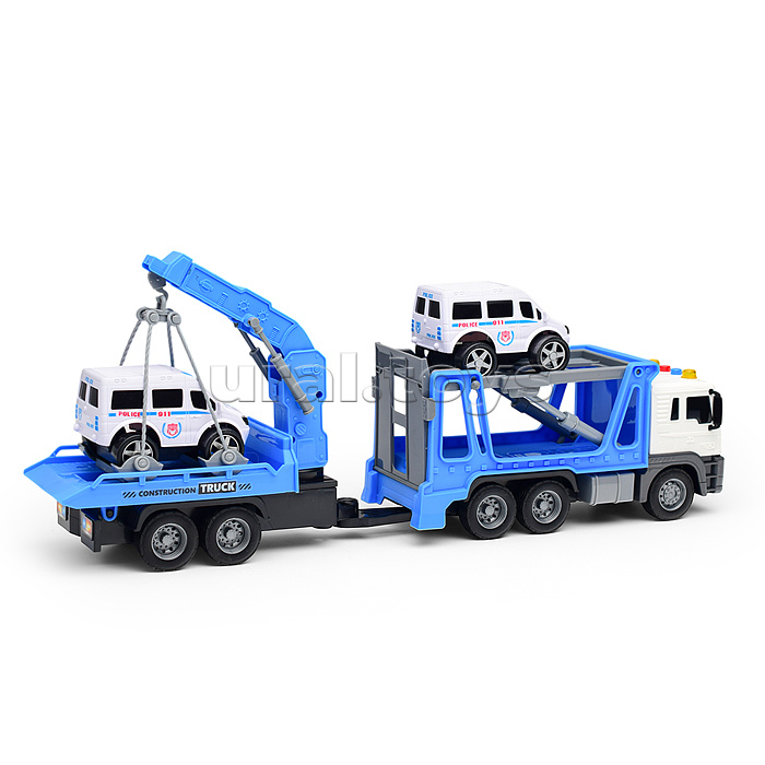 Машина "Автовоз с прицепом" в коробке