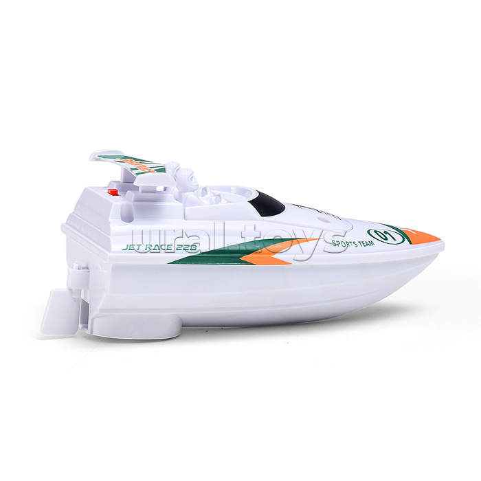 Лодка "Синее море" на батарейках, в коробке