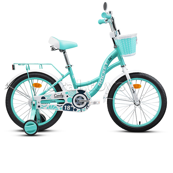 Велосипед 18" Rocket Candy, цвет мятный