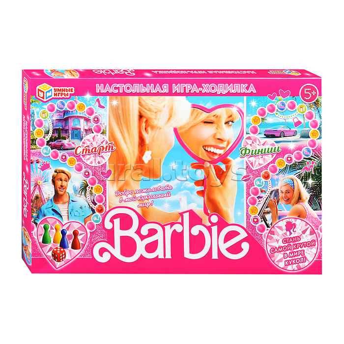 Настольная игра-ходилка "Barbie"