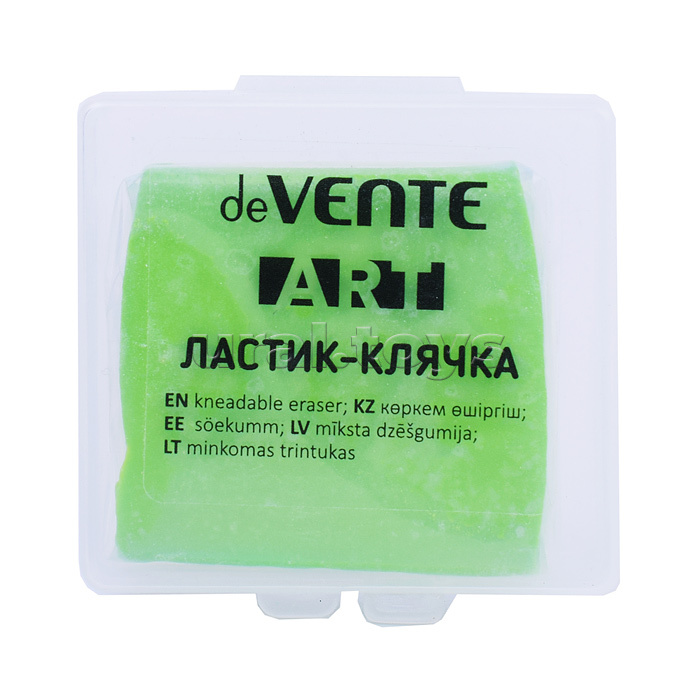 Ластик-клячка "Art" синтетический каучук, прямоугольный, ассорти 4 цвета, 40x40x10 мм, мягкая текстура, в плёнке и в индивидуальной пластиковой упаковке со штрих кодом Ластик-клячка "Art" синтетический каучук, прямоугольный, ассорти 4 цвета, 40x40x10 мм, мягкая текстура, в плёнке и в индивидуальной пластиковой упаковке со штрих кодом