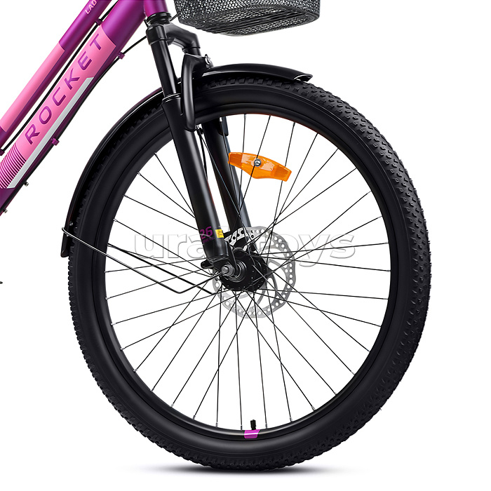 Велосипед 26" Rocket lady Steel 26, цвет лиловый, размер 17"