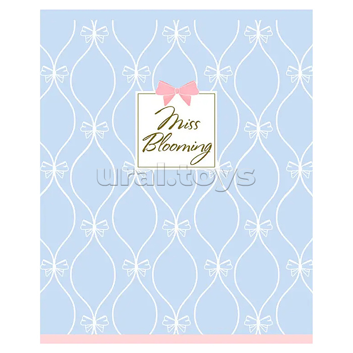 Тетрадь 48л. клетка "Miss Blooming" А5 скрепка