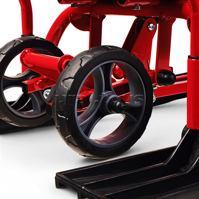 Игрушка Снегокат детский 109 "Wheel" c П-образным толкателем и колесной базой (Пиня)