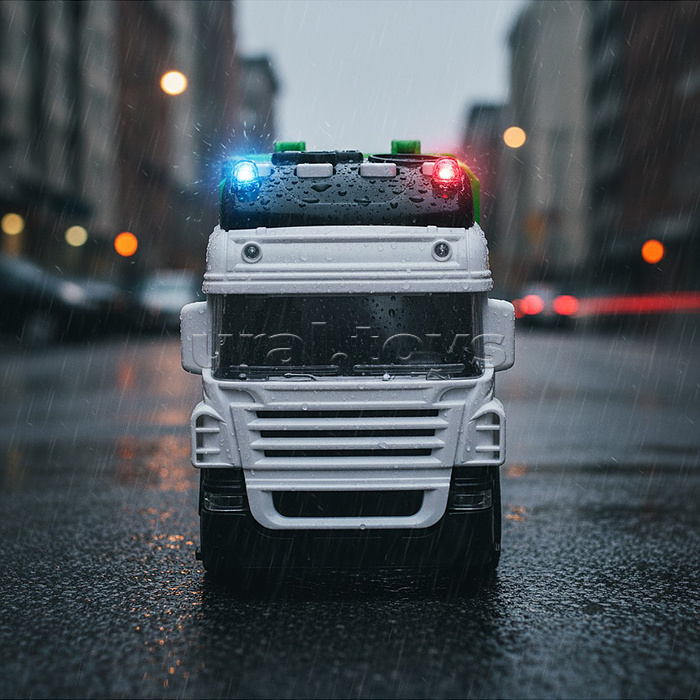 Машина "Уборочный автомобиль" р/у, 27 MHz, в коробке