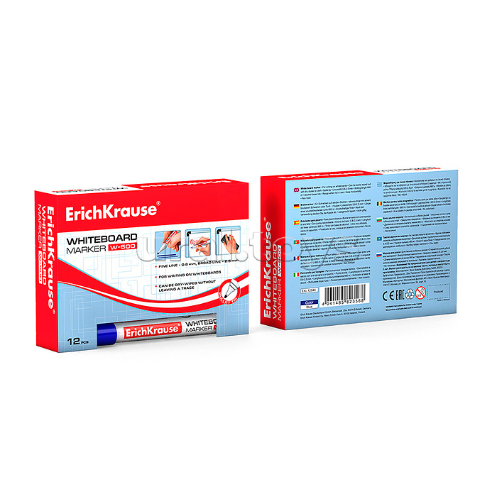 Маркер для досок W-500, цвет чернил синий